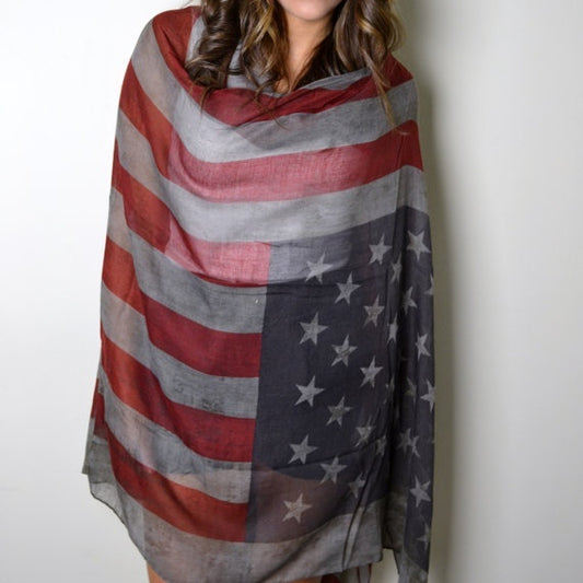 Pañuelo Protector Bandera Americana con Filtro Solar