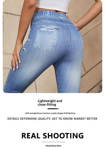 Jeans Rotos Cintura Alta Súper Elásticos - Image 12