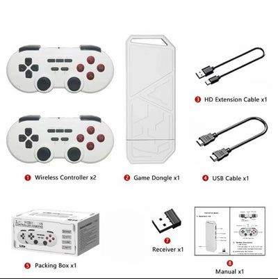 Consola de Videojuegos HD H8 con Control Inalámbrico 24G - Image 8