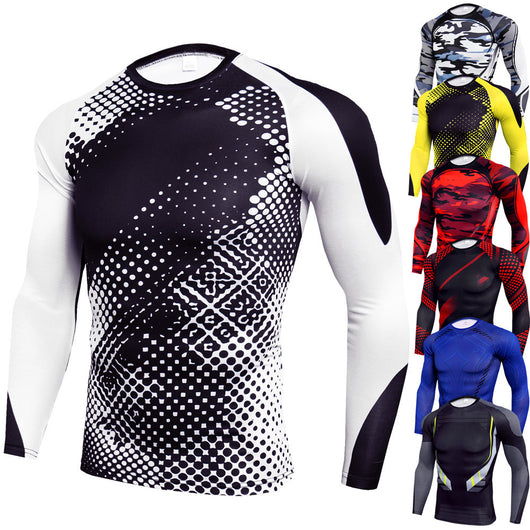 Camiseta Manga Larga Cuello Redondo Slim Fit para Hombre - Image 5