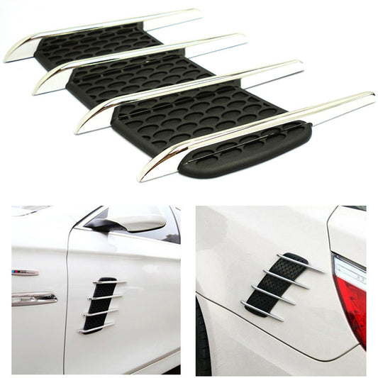 Par de Calcomanías Modificadas para Salidas de Aire Lateral del Auto