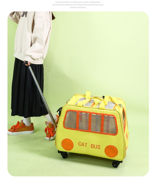 Carrito Transportín para Mascotas Plegable - Capacidad para Dos Gatos - Image 10