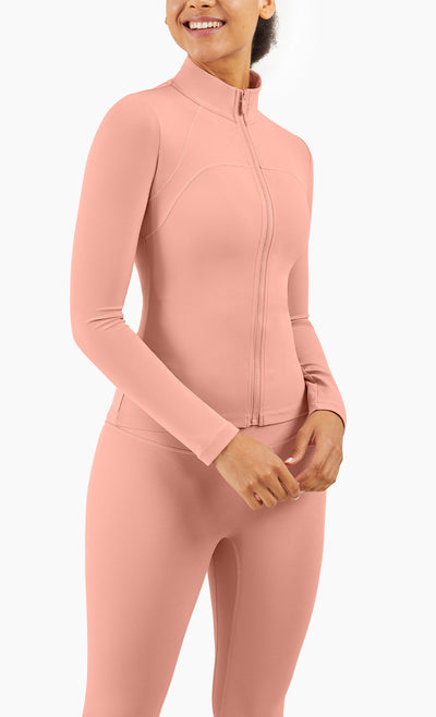 Blusa Yoga Cuello Alto Ajustada Manga Larga - Image 2
