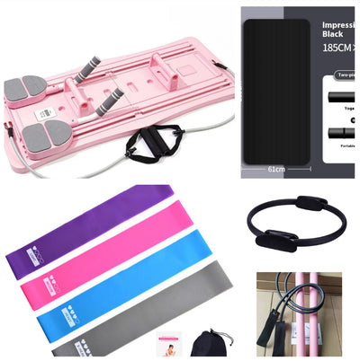 Tabla Abdominal Plegable 4 en 1 con Rebote Automático para Ejercicios en Casa - Image 11