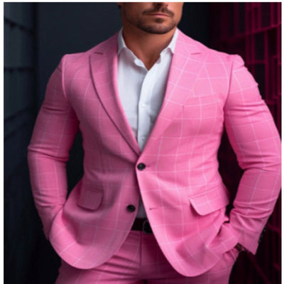 Saco de Cuadros Slim Fit para Hombre - Estilo Casual Moderno - Image 25