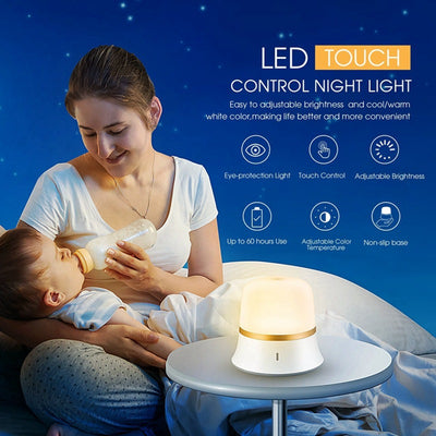 Lámpara Nocturna LED para Mesita de Noche - Luz Suave de Enfermería - Image 7
