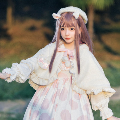 Chaleco Corto de Peluche con Orejas de Conejo - Diseño Adorable y Cómodo - Image 12