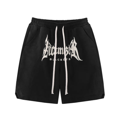 Shorts Deportivos Basketball con Letras Góticas y Cordón Ajustable - Image 12