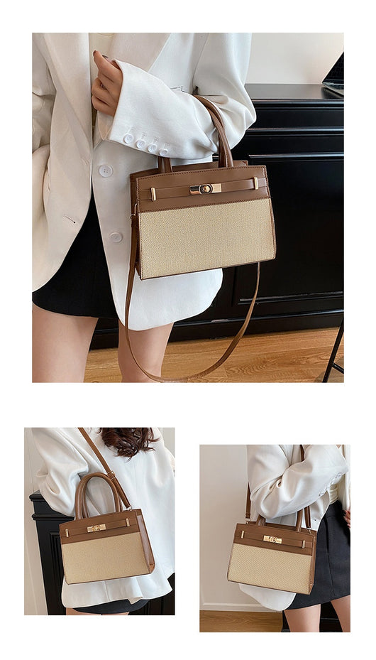 Bolsa Crossbody Retro con Bloques de Color - Image 17