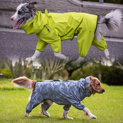 Impermeable Reflectante para Perros Grandes - Abrigo Protector Outdoor