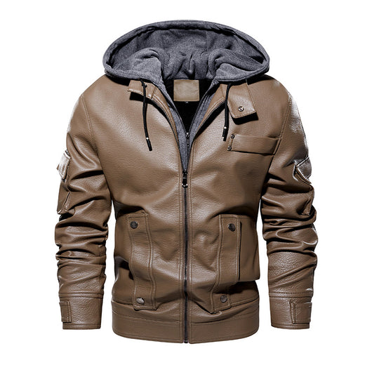 Abrigo de Cuero para Hombre Elegante y Cálido - Image 6