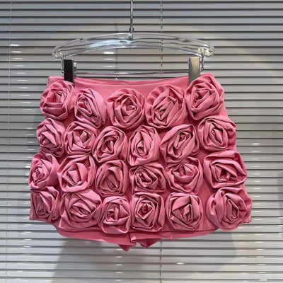 Falda Floral con Detalles Tridimensionales - Image 4