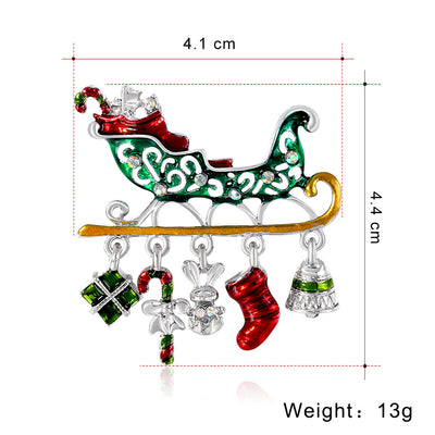 Broche Navideño de Moda en Aleación Metálica - Image 2
