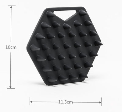 Cepillo Masajeador de Silicona para Limpieza y Cuidado Capilar - Image 6