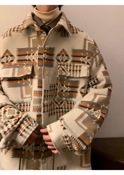 Abrigo de Lana Oversized para Hombre - Chaqueta Casual Holgada - Image 21