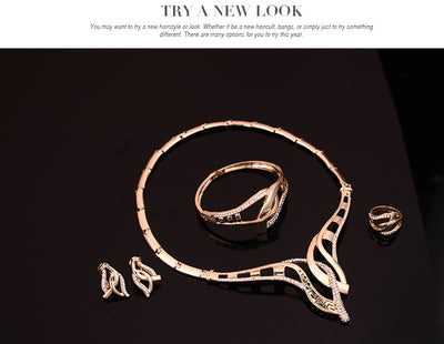 Juego de Joyas Elegante Europeo y Americano - Image 12