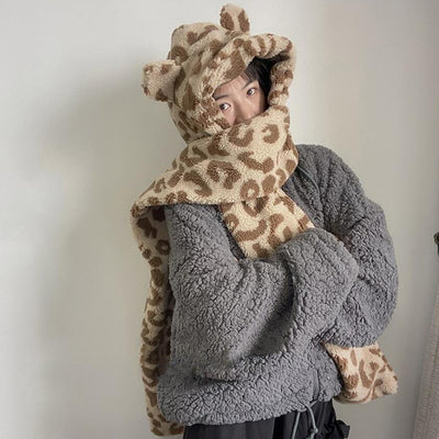Gorro Cálido con Bufanda Integrada y Protección de Oídos - Image 16