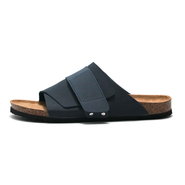 Sandalias de Pareja con Corcho y Cuero para Playa - Image 6