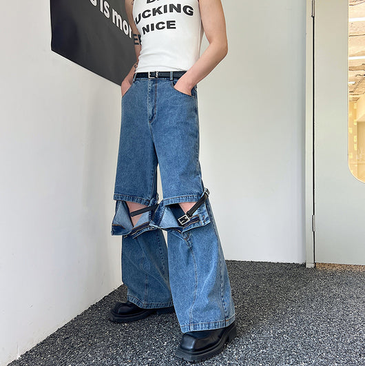 Pantalones Vaqueros de Trabajo Reforzados con Parches - Image 5