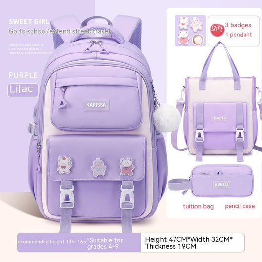 Mochila Escolar Impermeable para Niñas - Gran Capacidad y Resistente - Image 20