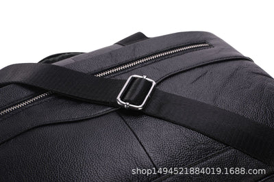 Bolso de Cuero Vacuno Vintage Primera Capa para Hombre - Image 14