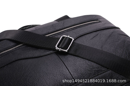 Bolso de Cuero Vacuno Vintage Primera Capa para Hombre - Image 14
