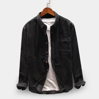 Chaqueta de Pana Casual con Bolsillos para Hombre - Image 7