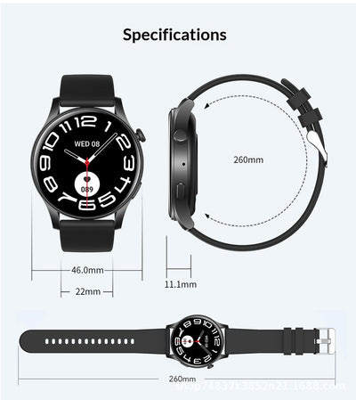 Reloj Inteligente con Llamadas Bluetooth y Monitor de Frecuencia Cardíaca - Image 7