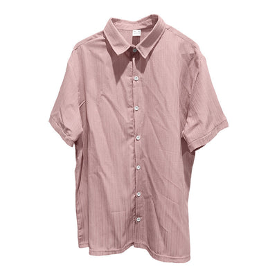 Camisa Polo Manga Corta Lisa Suelta para Hombre - Casual y Cómoda - Image 23