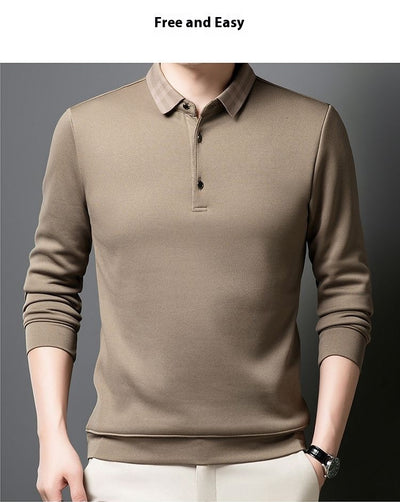Chompa Polar Suelta para Hombre Otoño Invierno - Cuello Solapa Versátil - Image 45