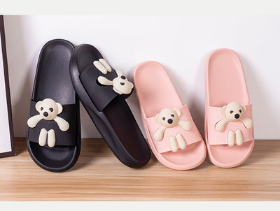 Sandalias y Pantuflas de Oso Cartoon para Parejas - Cómodas y Tiernas - Image 19