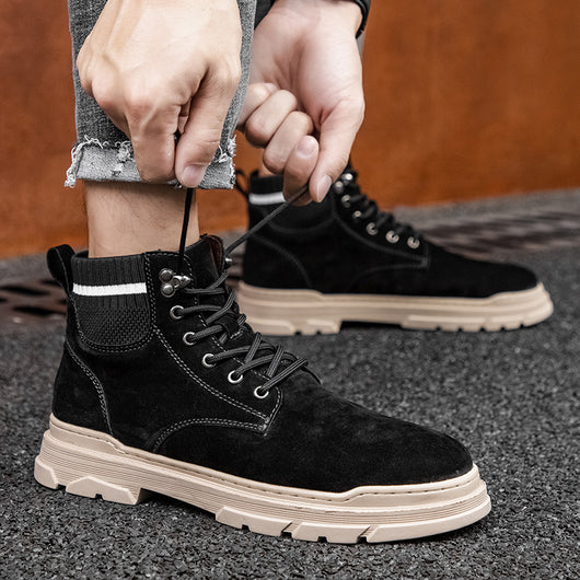Zapatos Casuales Mid-Top para Hombre - Estilo Urbano Tendencia - Image 10