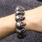 Pulsera de Calavera Retro para Hombre - Estilo Personalidad Fuerte
