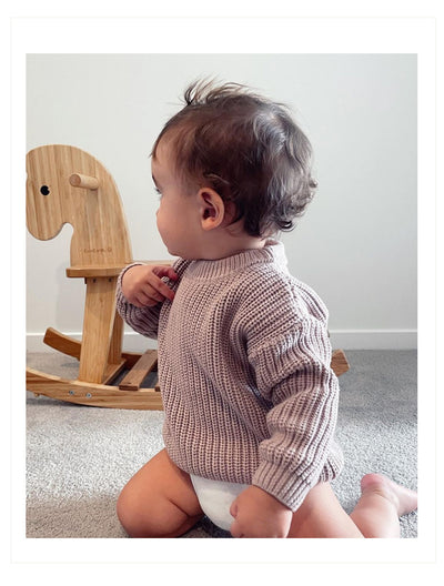 Suéter Básico de Cuello Redondo para Niñas - Colores Lisos - Image 21
