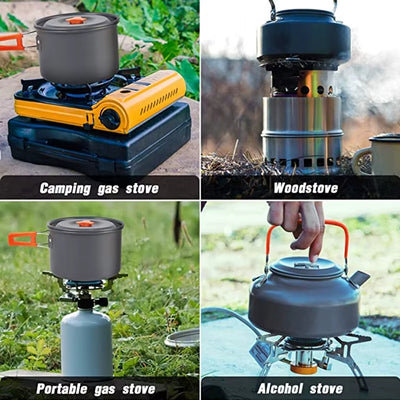 Kit de Cocina Portátil para Camping - Juego Completo de Aluminio - Image 19