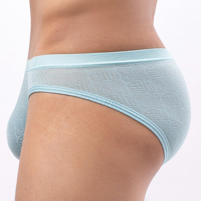 Calzoncillos Boxer Hombre Seda Hielo Diseño Jacquard Sexy - Image 4