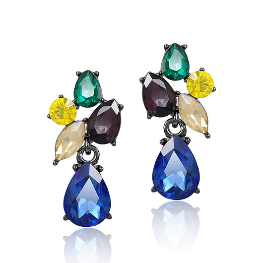 Aretes de Acero Quirúrgico con Cristales - Diseño Minimalista Elegante - Image 10