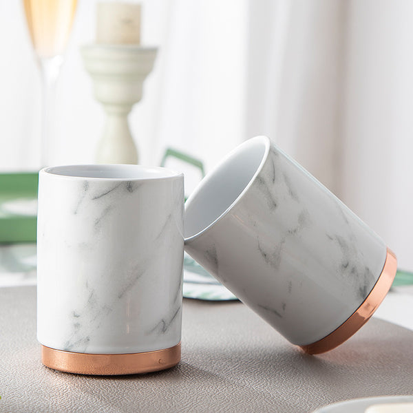Vaso de Enjuague Bucal Cerámico de Hotel Premium