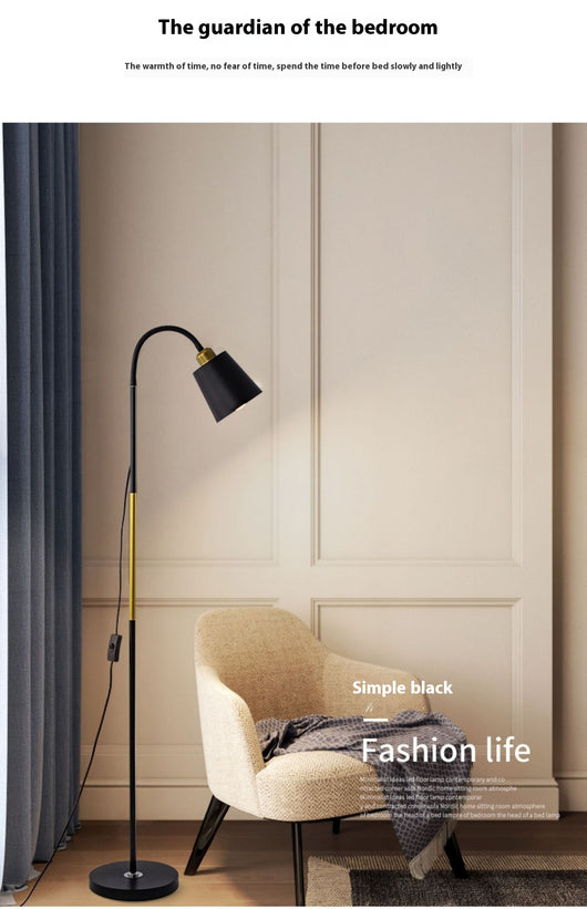 Lámpara de Pie Nórdica para Sala con Protección Visual - Image 17