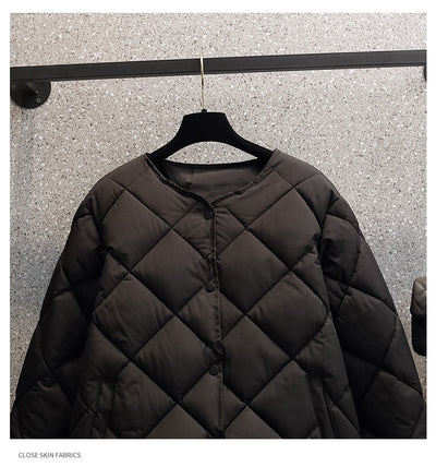 Chaqueta Corta Acolchada para Mujer Estilo Coreano Ligera - Image 15