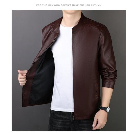 Chaqueta de Cuero PU para Hombre - Estilo Urbano Moderno - Image 22