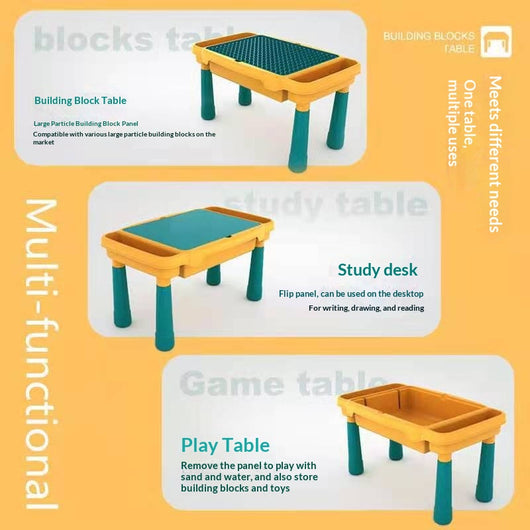 Mesa de Construcción con Bloques Gigantes para Niños - Image 24