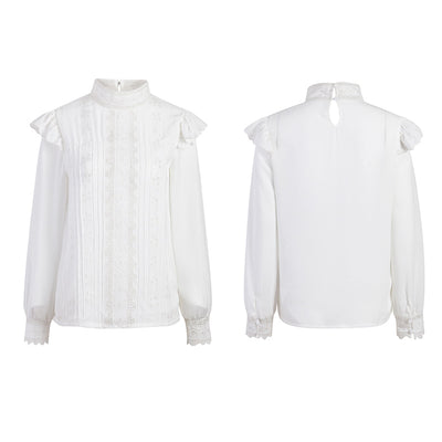 Conjunto de Moda Lisa Lamb: Chaleco, Camisa de Encaje y Blazer - Image 5