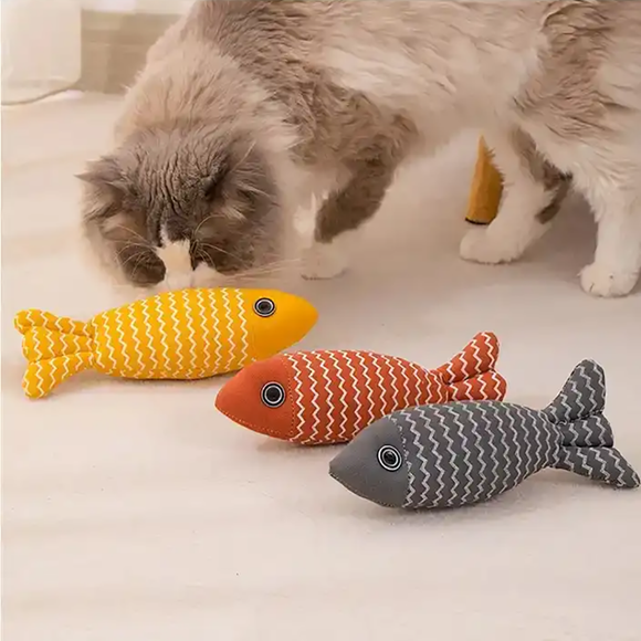 Juguete Interactivo para Gatos con Catnip, Diseño Resistente y Crujiente