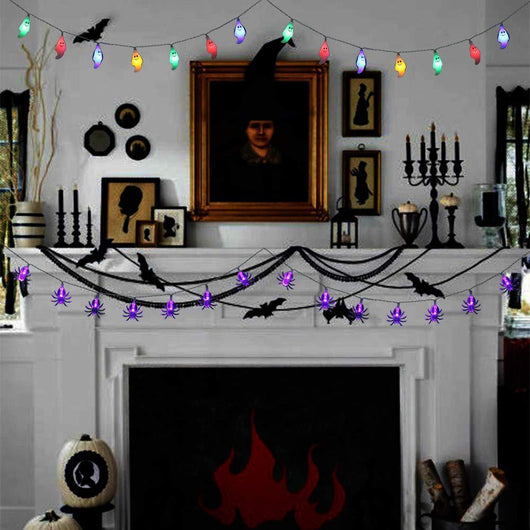 Luces Decorativas Murciélagos para Halloween - Guirnalda LED para Jardín y Patio - Image 6
