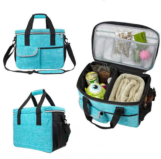 Bolsa Térmica Portátil para Mascotas con Recipiente Plegable - Image 7