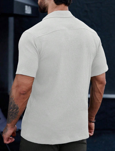 Camisa Semiformal Transpirable Antiarrugas para Hombre - Image 14