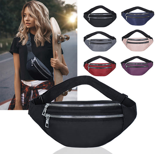 Bolsa Deportiva para Correr Mujer - Riñonera Mensajero Pecho
