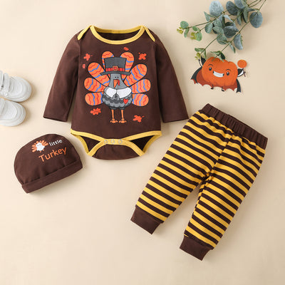 Body Bebé Algodón Manga Larga con Diseño Navideño Patchwork - Image 29