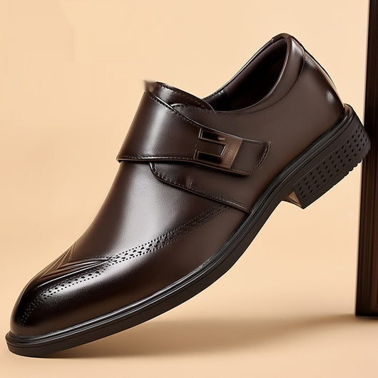 Zapatos de Cuero para Hombre con Punta Tubular - Cuero Vacuno Premium - Image 3